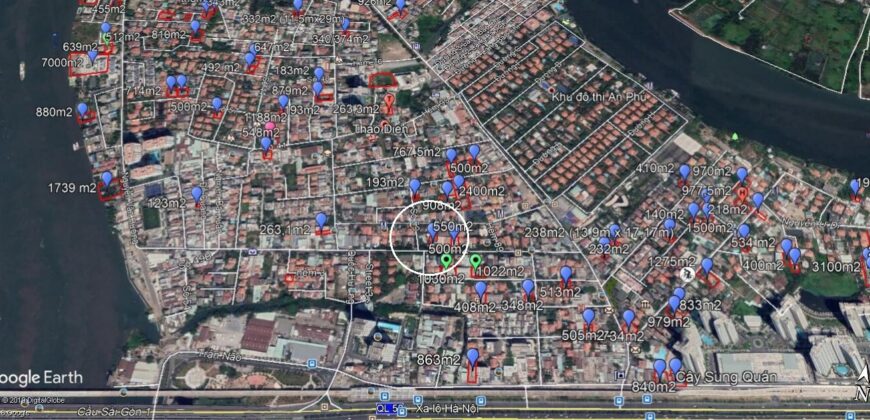 Bán đất mặt tiền đường Xuân Thủy