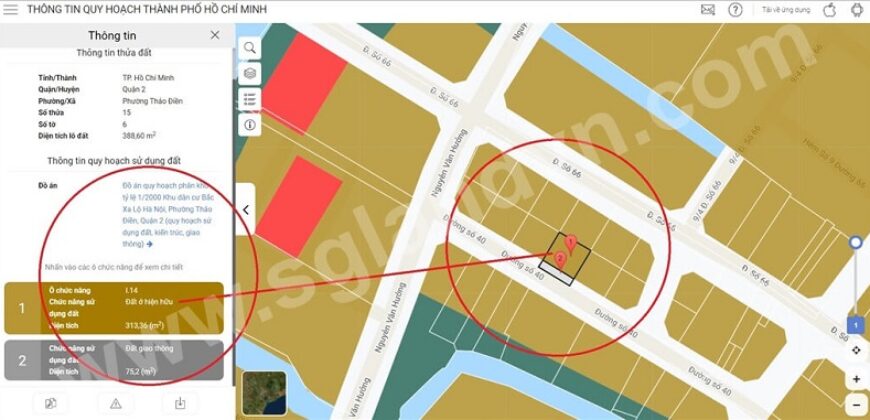 Bán đất Biệt thự Thảo Điền