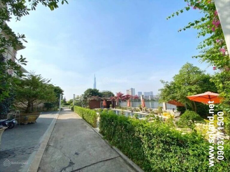 bán đất mặt tiền sông phường thảo điền