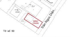 Bán đất mặt tiền Trần Ngọc Diện