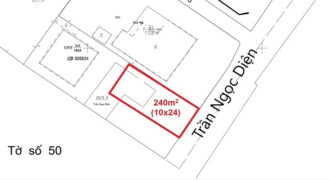Bán đất mặt tiền Trần Ngọc Diện