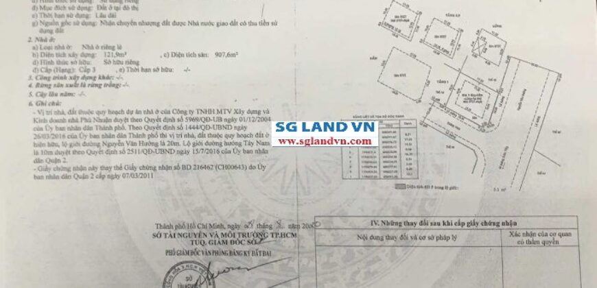 Bán tòa nhà văn phòng Thảo Điền