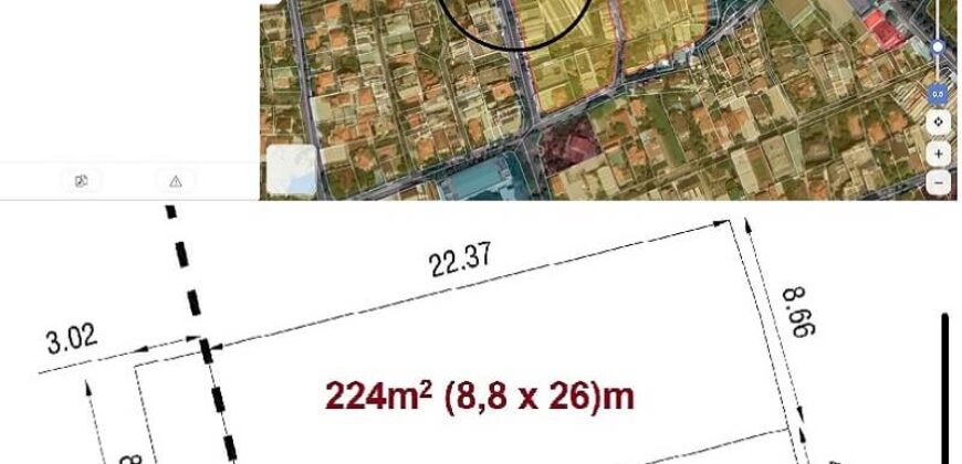 Bán đất mặt tiền đường Quốc Hương