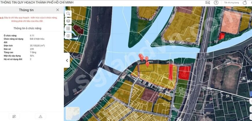 Bán đất mặt tiền sông Sài Gòn