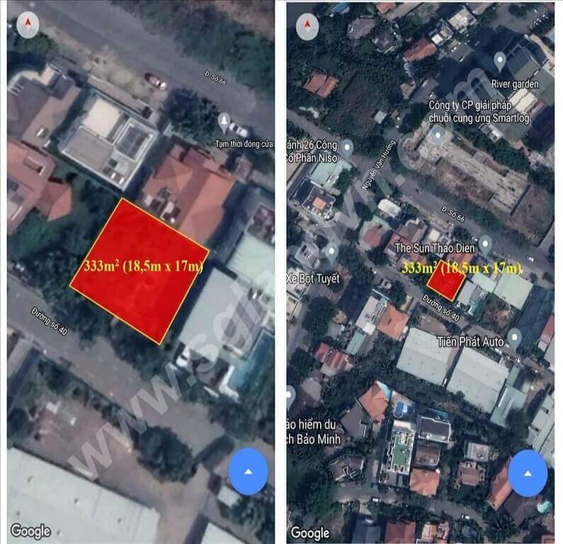 Bán đất biệt thự Thảo Điền