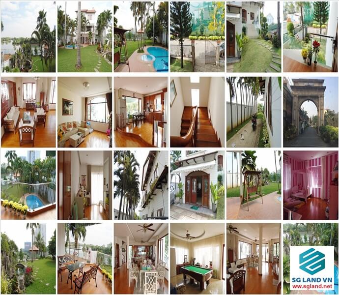 Bán biệt thự Quận 2 ven sông 13 Biệt thự Thảo Điền cho thuê