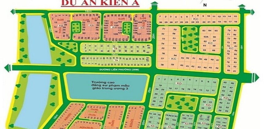 Bán đất dự án Kiến Á đường Liên Phường