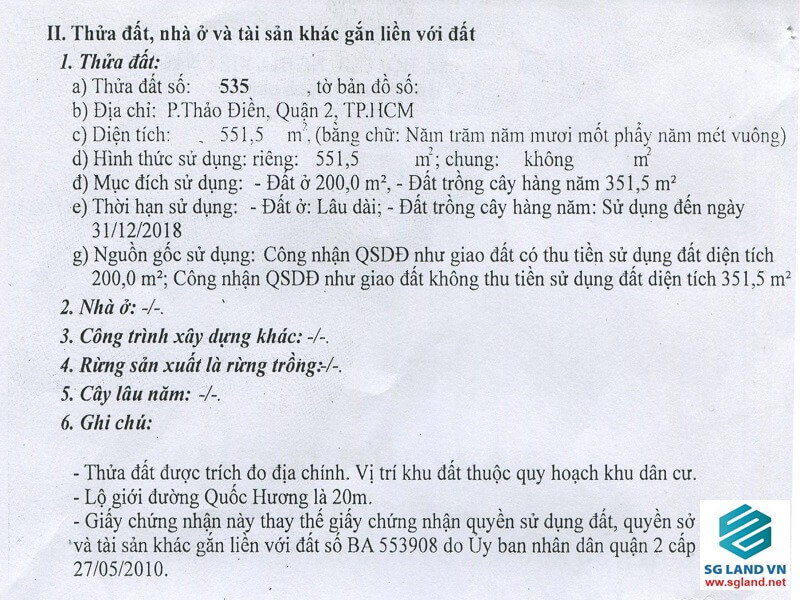 Đất Thảo Điền Quận 2 : giá bán các lô tháng 6 tại – Nhà Đất Sài Gòn | Biệt thự Thảo Điền Quận 2