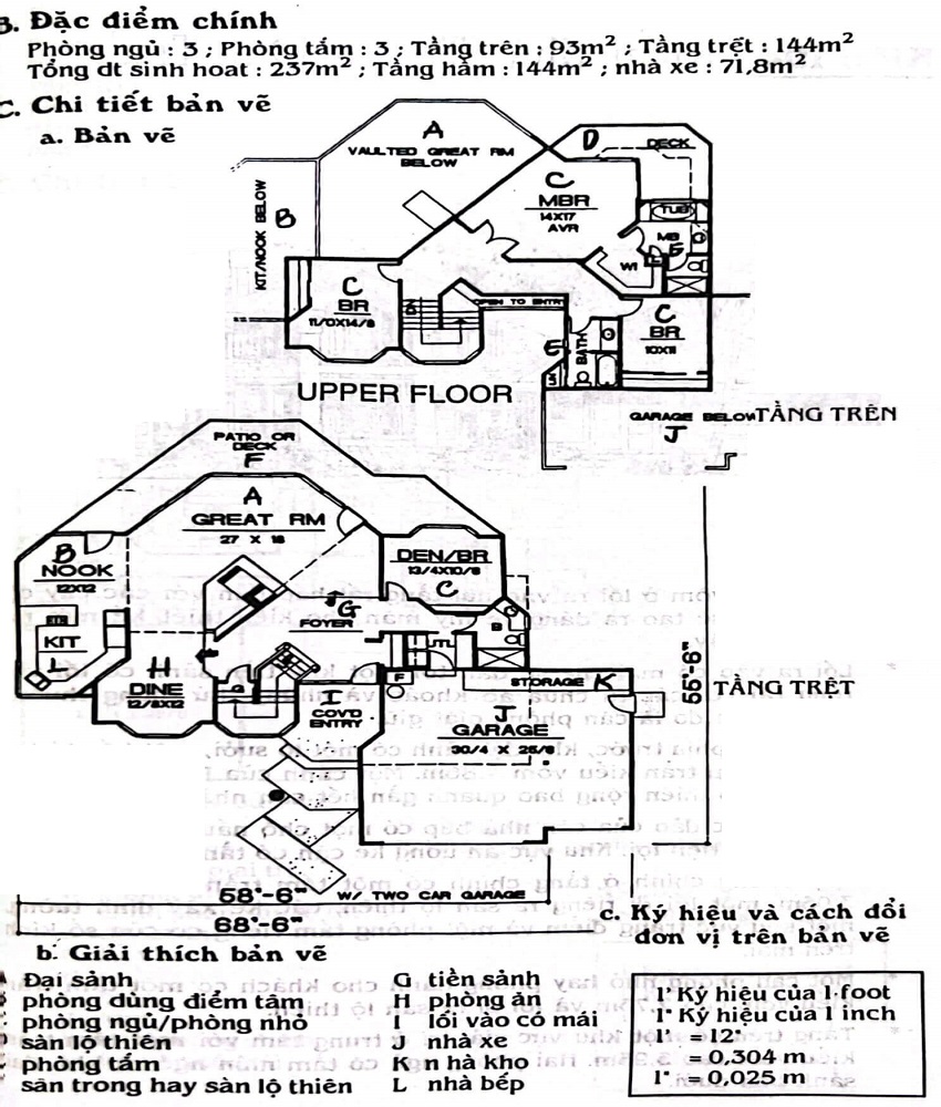 mẫu nhà biệt thự vườn