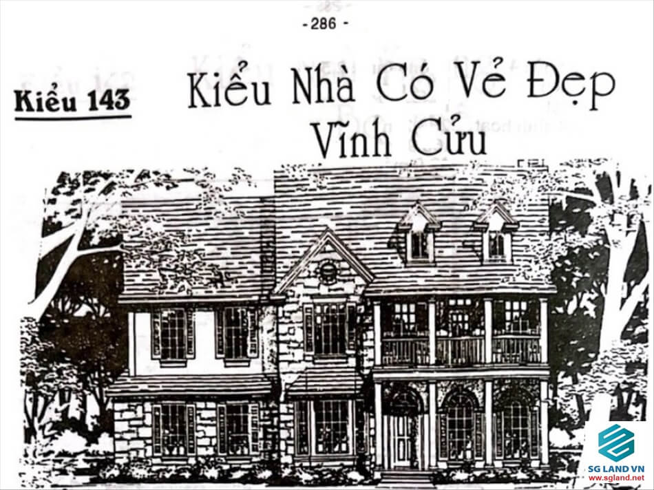 thiết kế biệt thự sân vườn 2 tầng