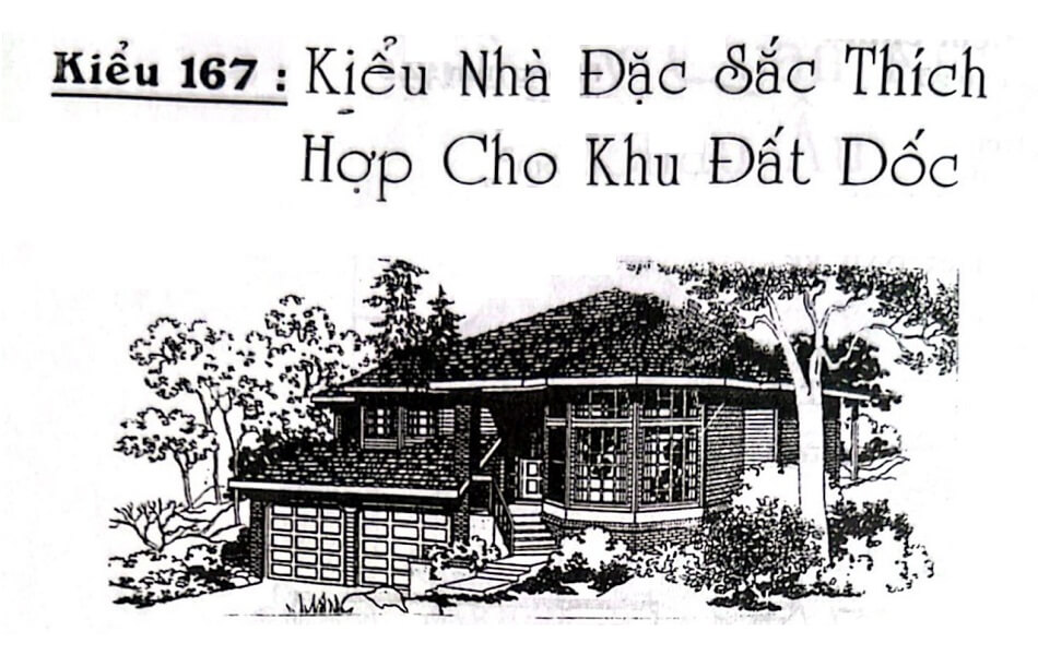 Mẫu nhà đẹp cho đất dốc 285 Nhà trên đồi dốc