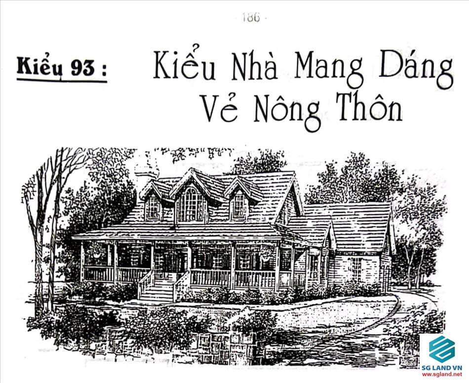Mẫu nhà vườn đẹp ở nông thôn 365 Nhà cấp 4 châu Âu