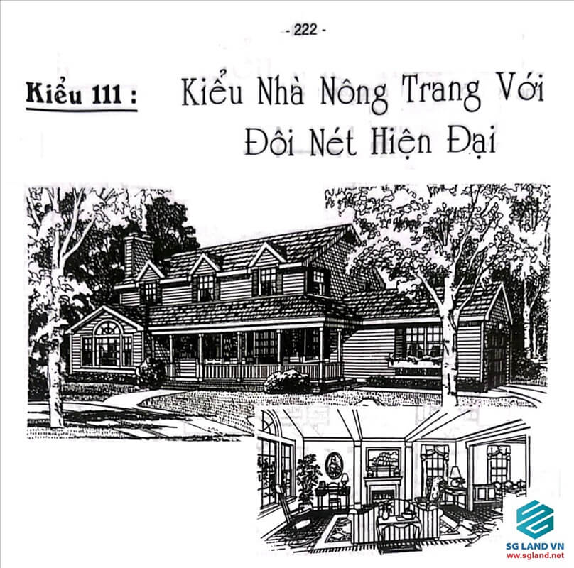 mẫu nhà biệt thự vườn