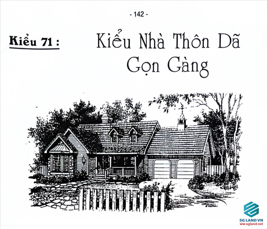 Biệt thự nhà vườn 1 tầng 359 biệt thự nhà vườn nông thôn