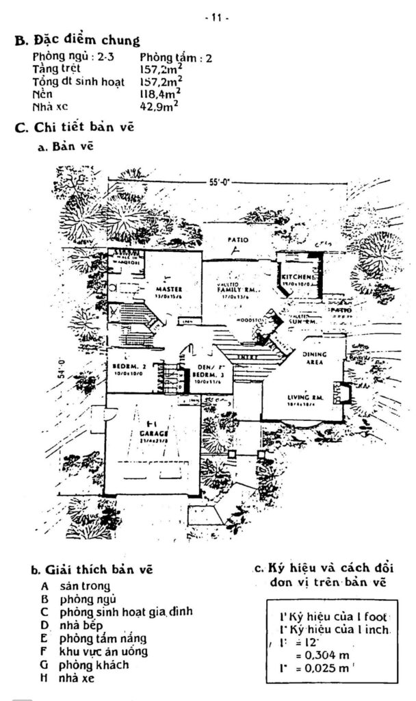 Bản vẽ thiết kế nhà sân vườn đẹp tại – Nhà Đất Sài Gòn | Biệt thự Thảo Điền Quận 2