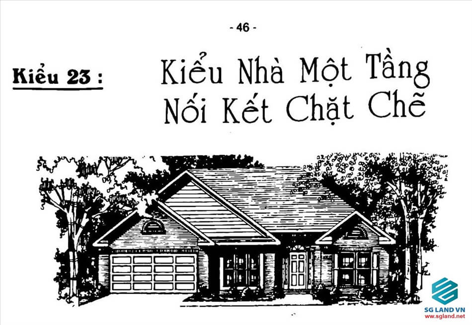 Mẫu nhà biệt thự 1 tầng 341 Những mẫu nhà biệt thự