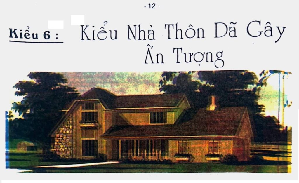 Bản vẽ thiết kế nhà vườn đẹp