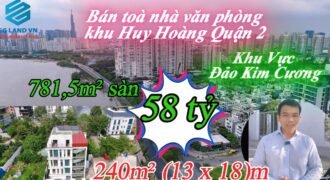 Bán Tòa Nhà Văn Phòng Tại TPHCM | gần sông Sài Gòn, giá 58 tỷ