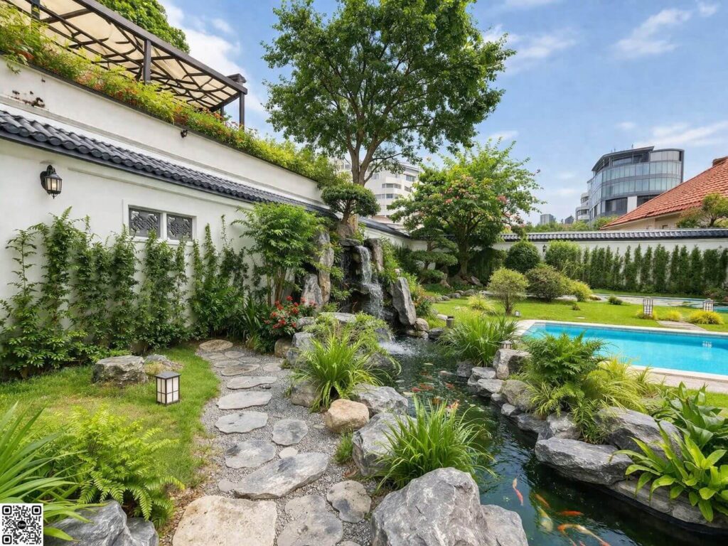 villa Thảo Điền khu yên tĩnh nhiều cây xanh